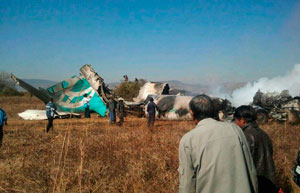 Мьянма: аварийная посадка самолета
